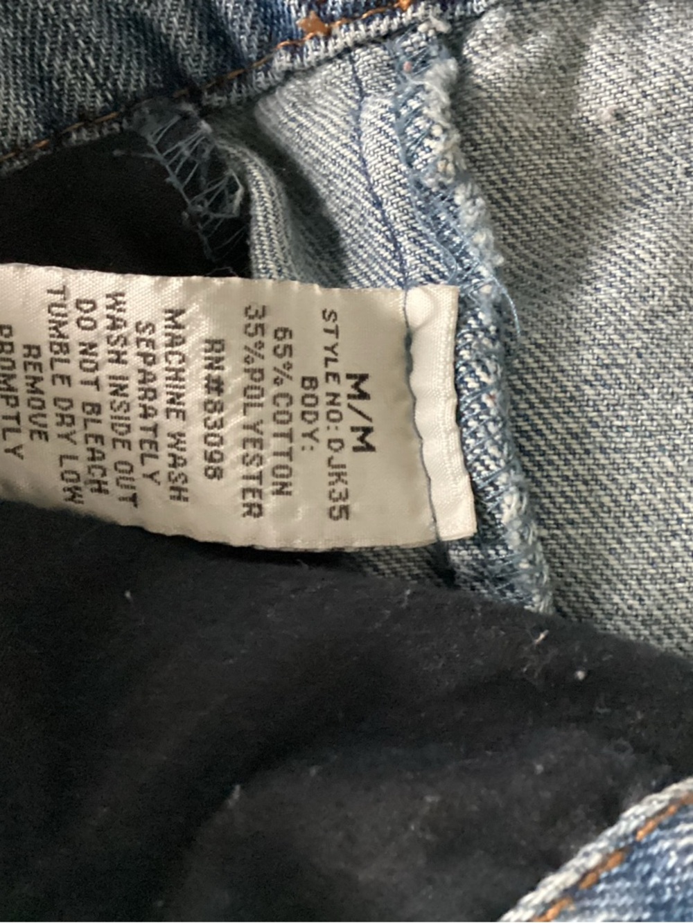 Ci Sono Light Blue Denim Jean Jacket with Embroidered Patches - Picture 3 of 4